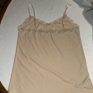 Uwila Warrior NWT Adjustable Strap Camisole Size Medium Nude Beige Sexy Beauty